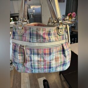 Coach tote/purse and wallet.